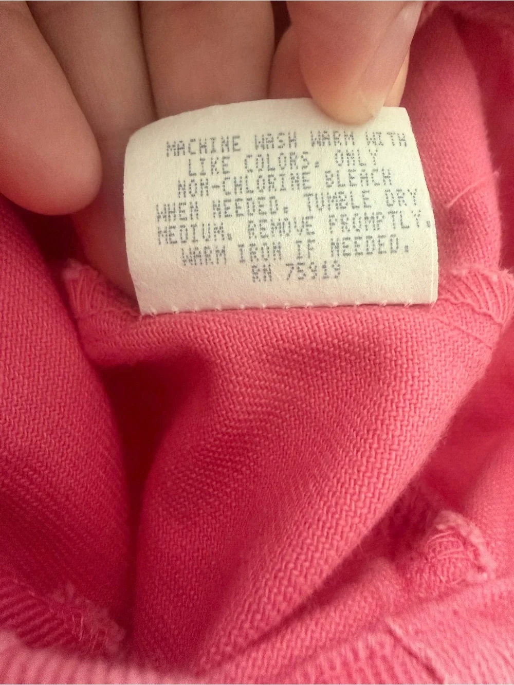 Vintage OshKosh B’gosh Bubble Gum Pink Denim Bubble Floral Embroidered 12 Month